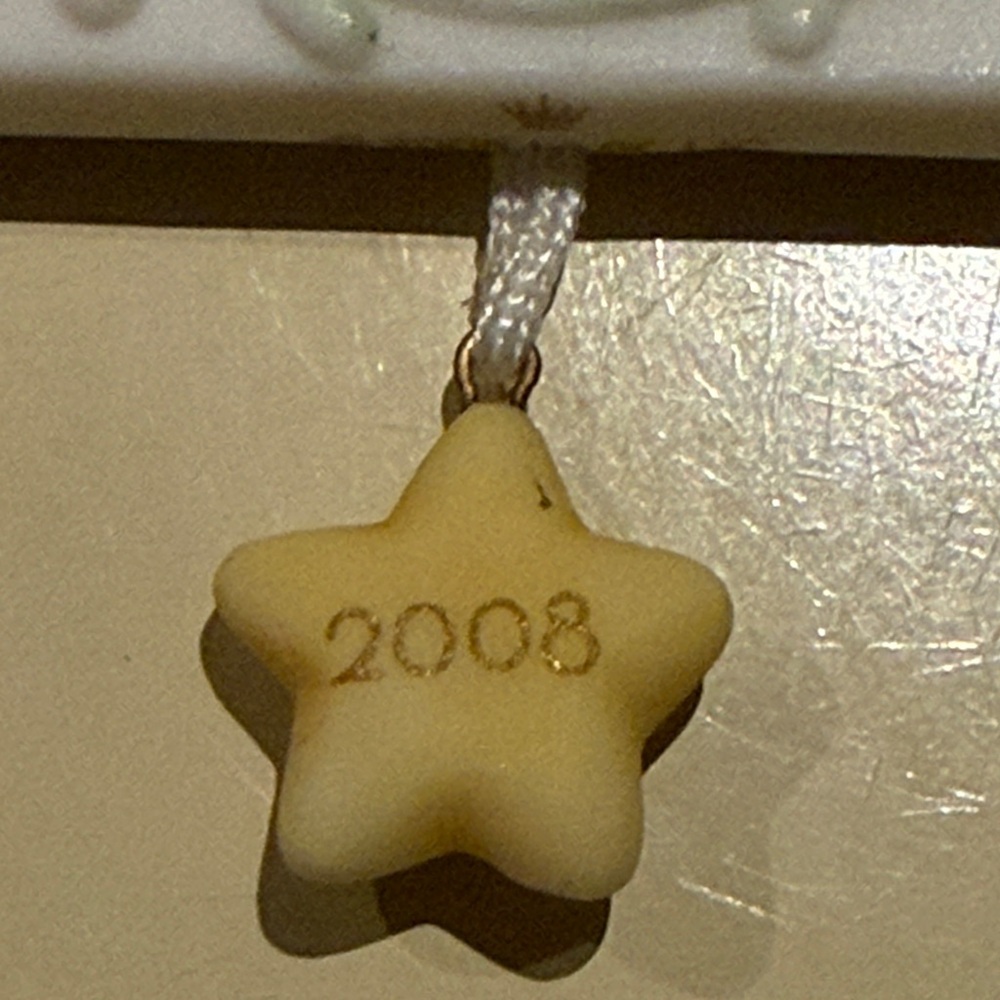 TWO Baby's First Christmas Ornaments one “leaded” glass - Picture 6 of 11